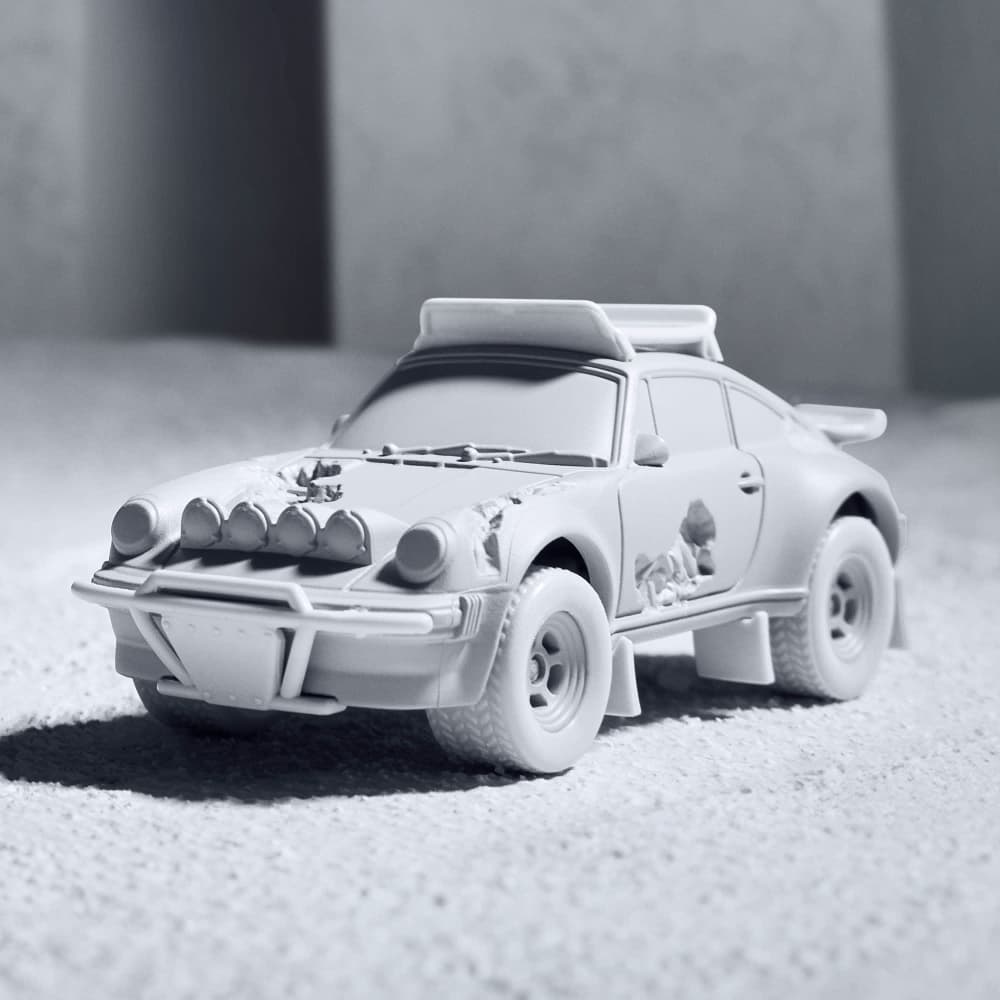 Hot Wheels x Daniel Arsham Eroded Porsche Safari | Mattel Creations