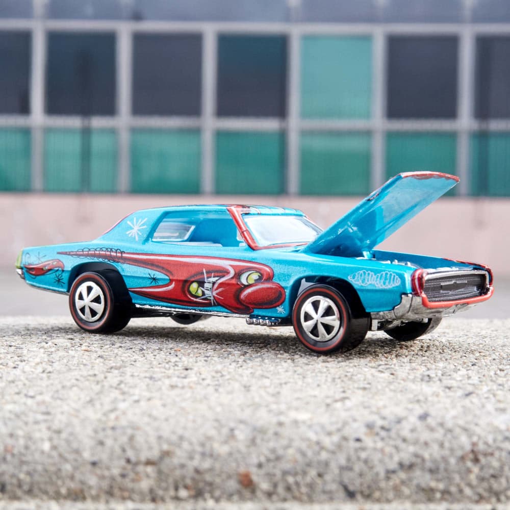 ホットウィール RLC ケニーシャーフ CUSTOM T-BIRD アート Hot Wheels x Kenny Scharf Custom T-Bird | Mattel Creations