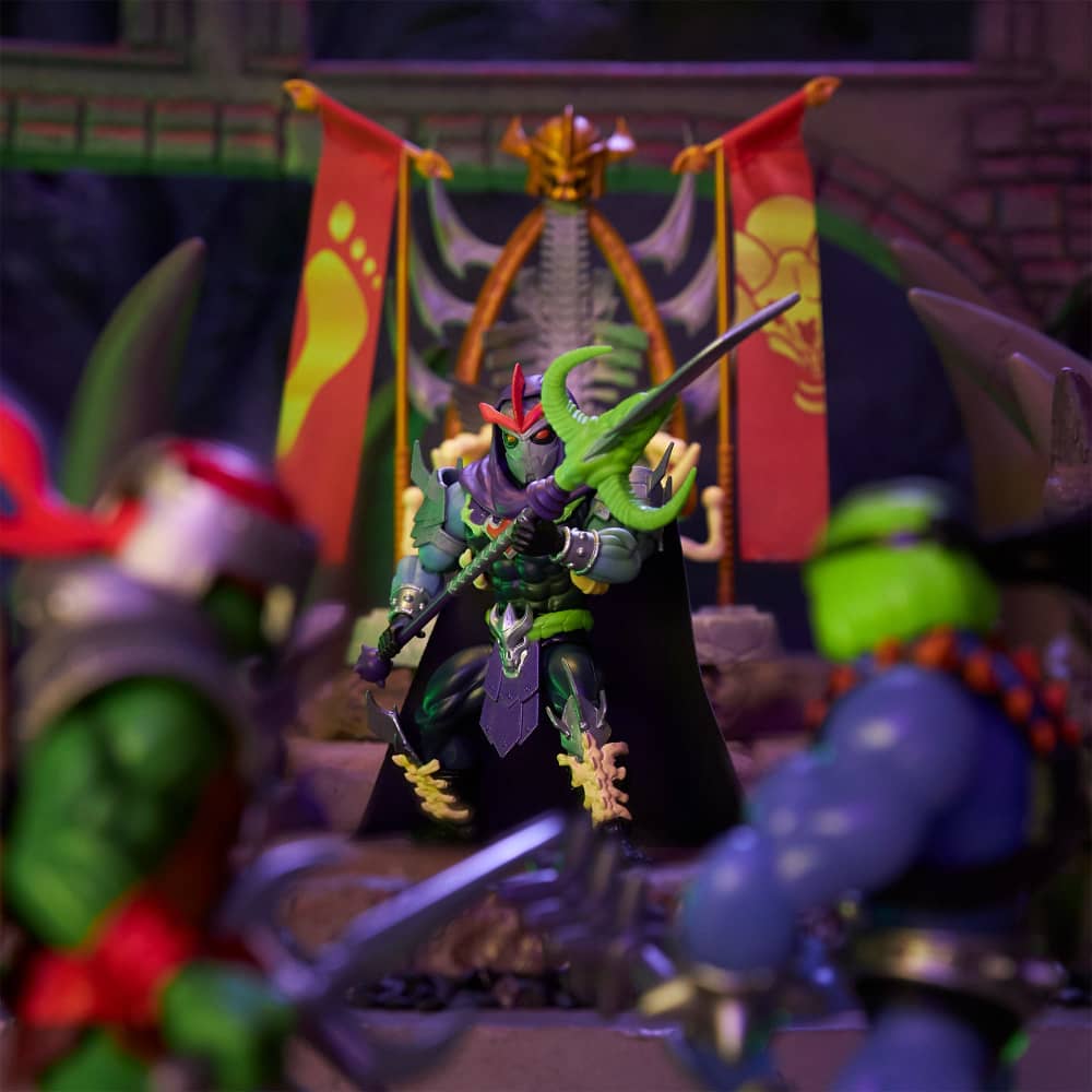Turtles of Grayskull Skele-Shredder Action Figure | Mattel Creations