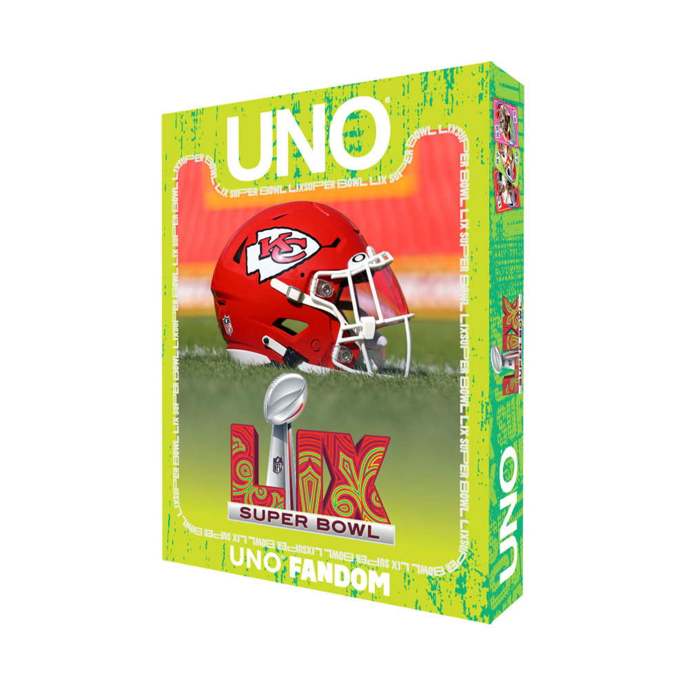 UNO Fandom x Super Bowl LIX Chiefs Card Game | Mattel Creations
