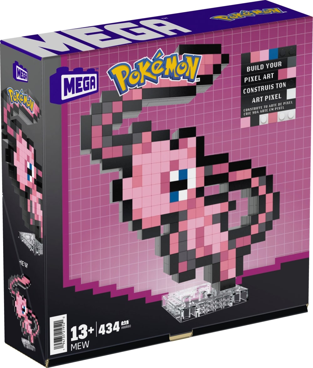 MEGA Pokémon Mew Building Set | Mattel Creations