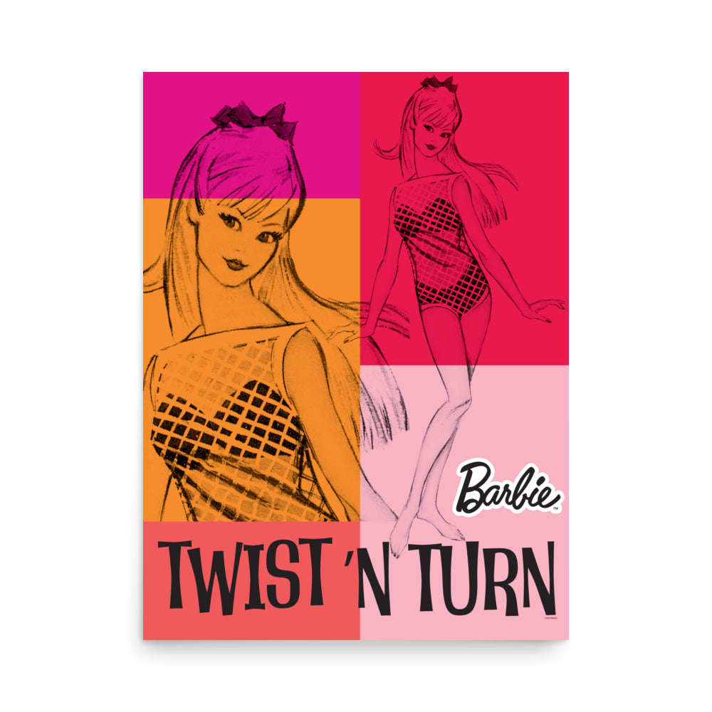 Barbie 1960's Twist N' Turn Poster – Mattel Creations