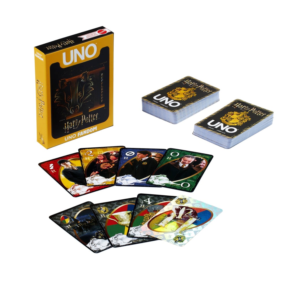 UNO Fandom Harry Potter Hufflepuff Game | Mattel Creations