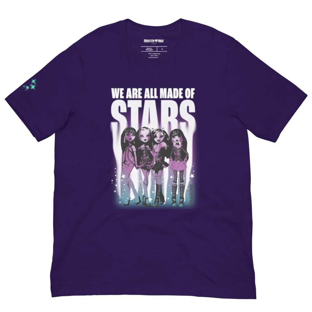 Monster High Made of Stars Purple T-Shirt | Mattel Creations