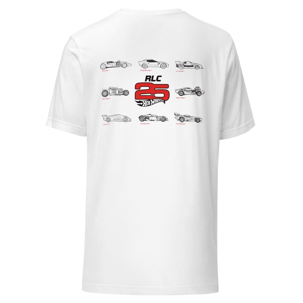 Hot Wheels 2025 RLC Membership White T-Shirt – Mattel Creations