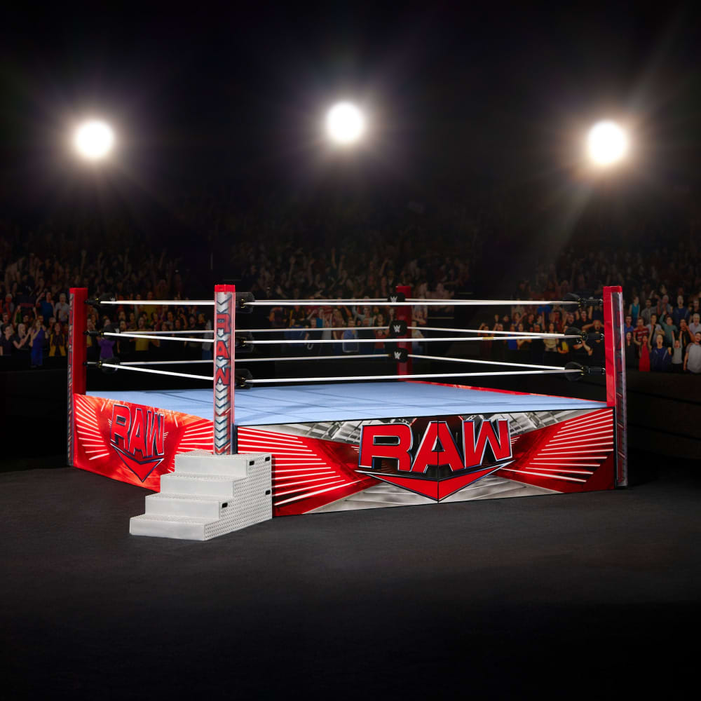 Wwe Raw Red Ropes WWE Ultimate Edition RAW Ring and Rhea Ripley Figure | Mattel Creations