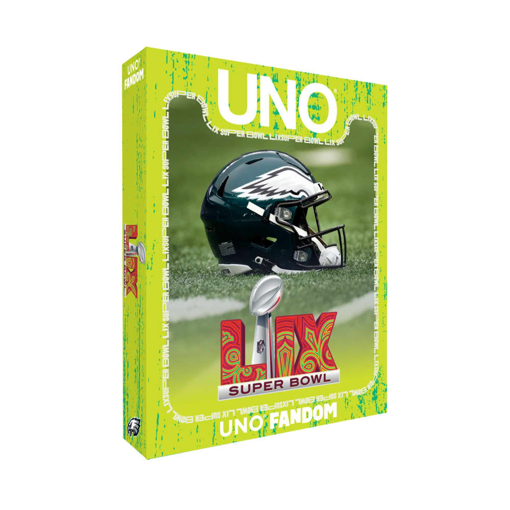 UNO Fandom x Super Bowl Eagles Card Game | Mattel Creations