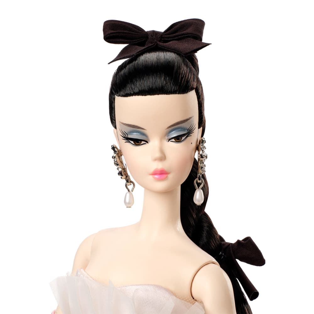 slim fit dress slacks Unique Vintage Plus Size Barbie Black Solo in The Spotlight Strapless Wiggle Dress main image 0