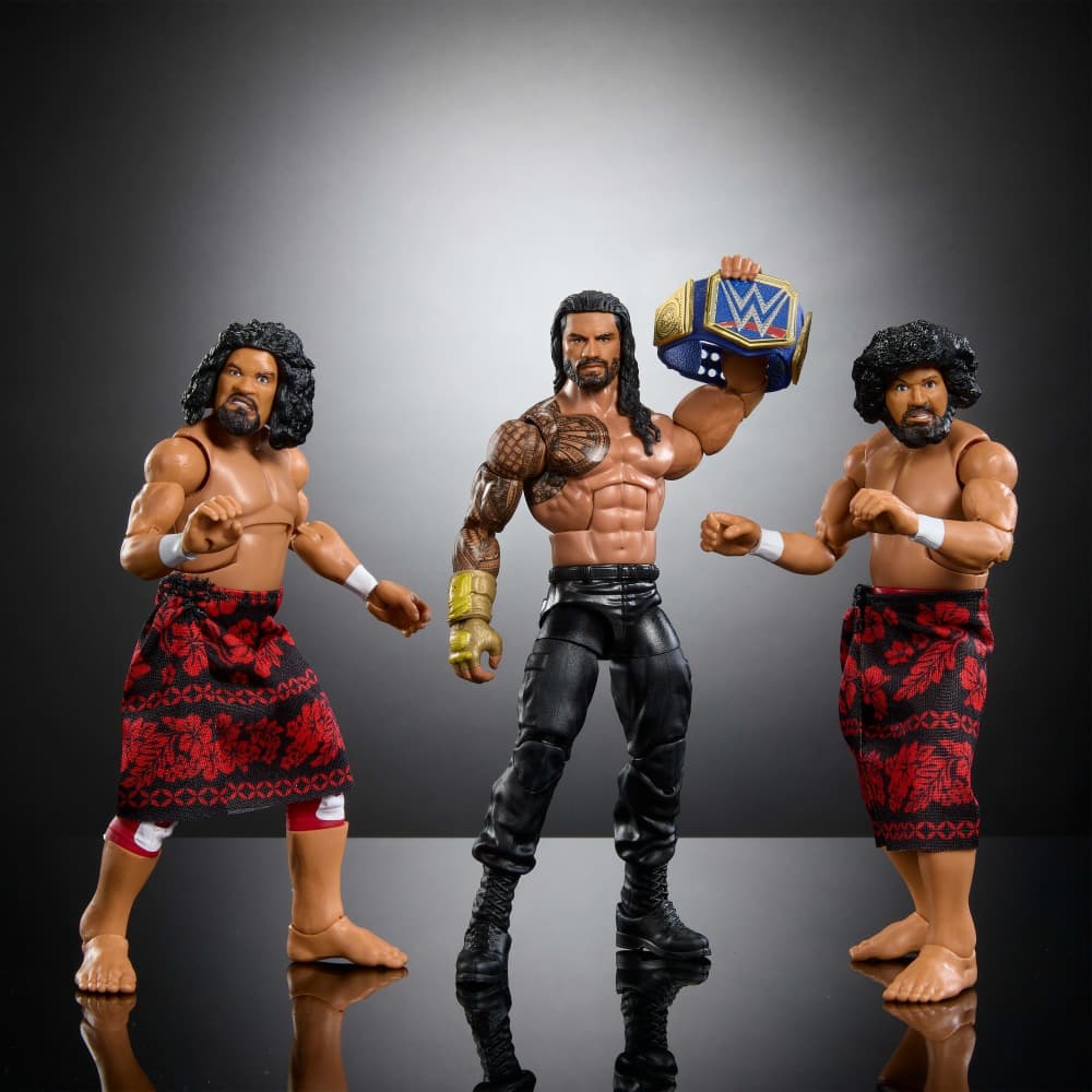 WWE Elite Samoan Dynasty Pack of 3 Action Figures | Mattel Creations