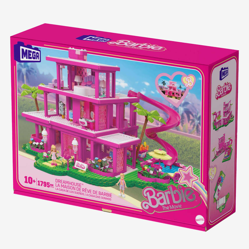MEGA Barbie The Movie Replica DreamHouse Building Kit | Mattel Creations