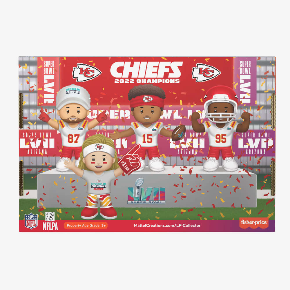 Little People Collector Super Bowl LVII Champions Set Kansas City Chie ...