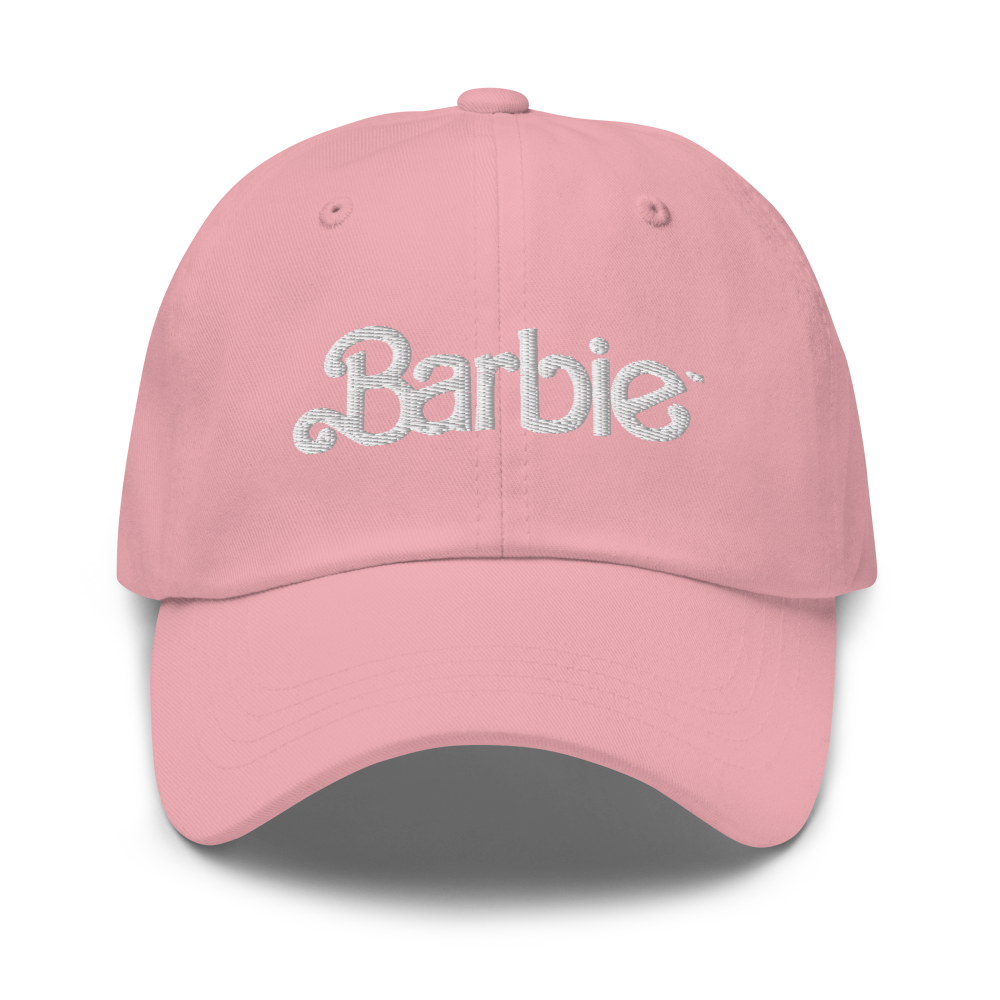 Barbie Classic Logo Pink Baseball Hat | Mattel Creations