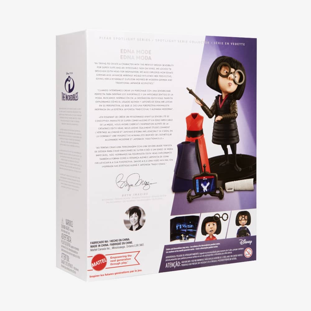 Pixar Spotlight Series Edna Mode Collector Figure The Incredibles ...