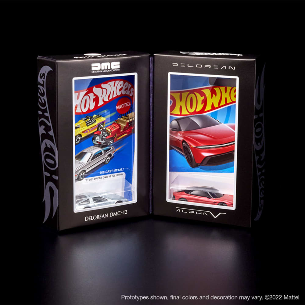 Hot Wheels x DeLorean DMC-12 & Alpha5 Collector Set – Mattel Creations