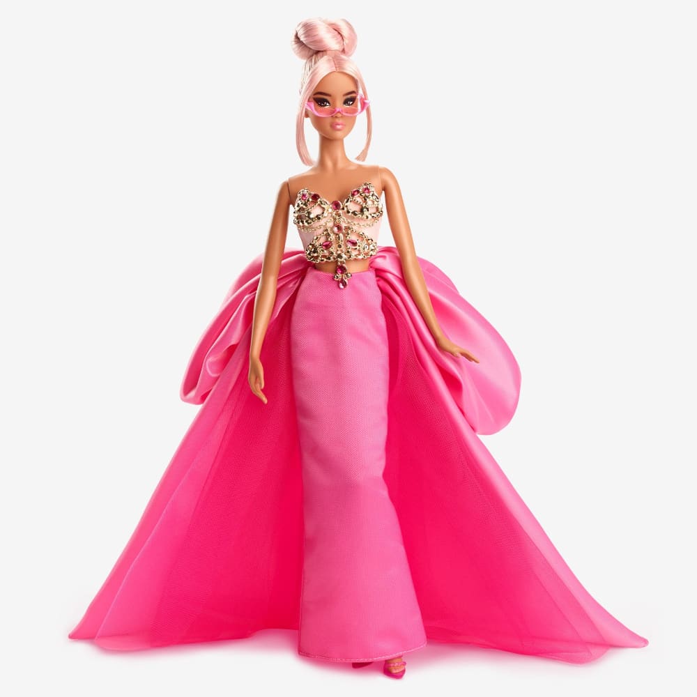 Pink Barbie Doll Barbie The Look Hot Pink Dress Caucasian Doll Pink Barbie Doll Barbie The Look Hot Pink Dress Caucasian Doll