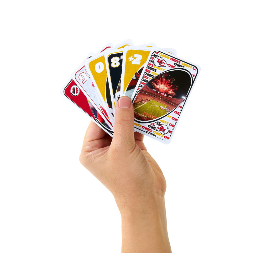 UNO Fandom NFL Chiefs Game | Mattel Creations