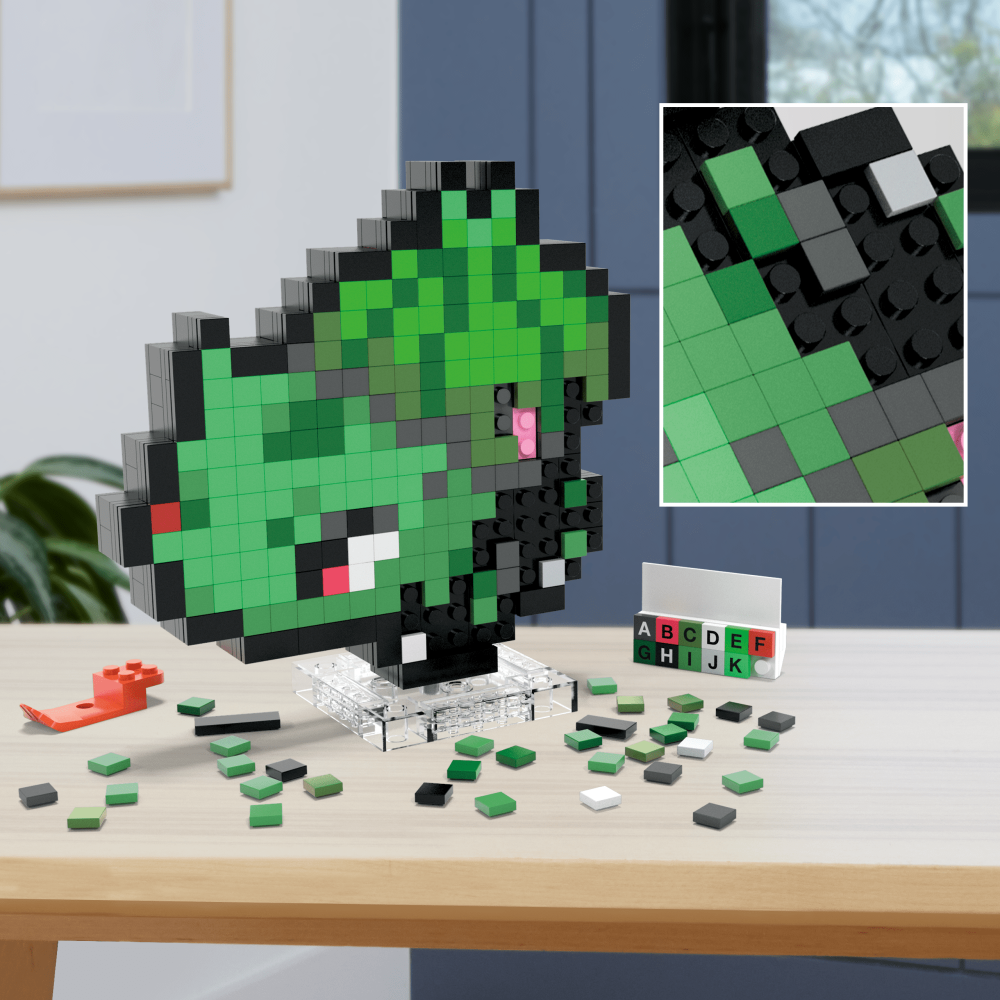 Mega Pokemon Bulbasaur Gigante (HNT96) - Set costruzioni - Mega Bloks