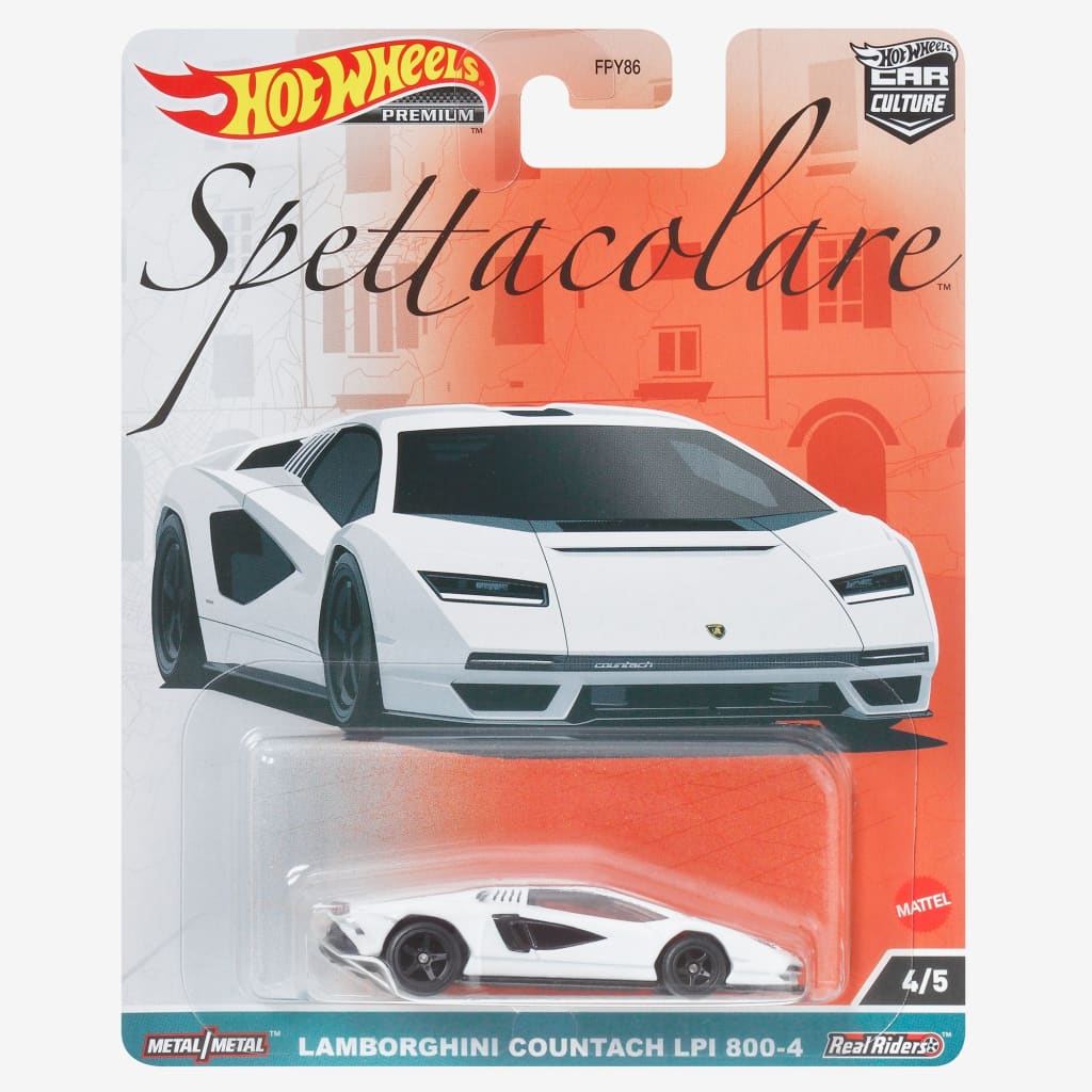 Hot Wheels Premium Car Culture Spettacolare Lamborghini Countach LPI 800-4 HKC40