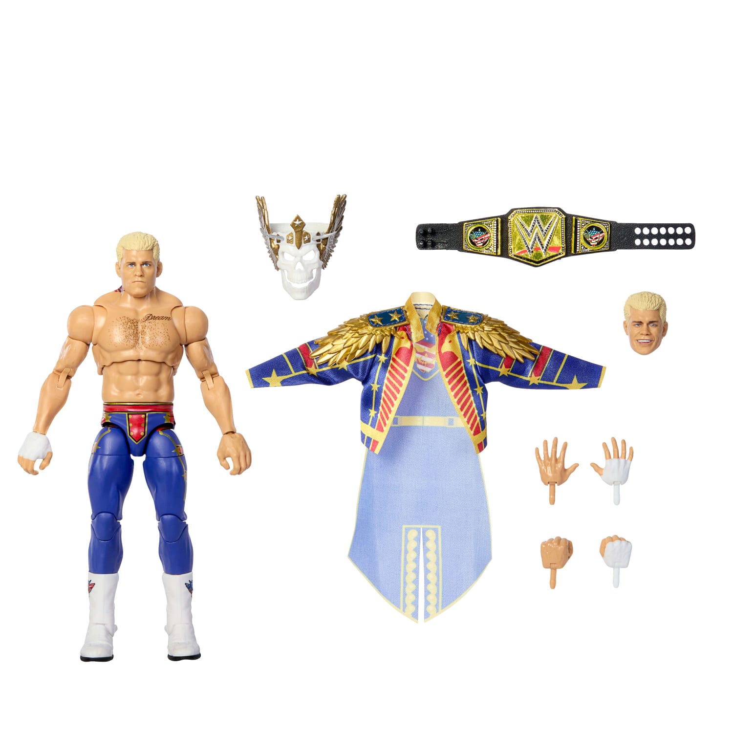 WWE Ultimate Edition Action Cody Rhodes Action Figure | Mattel