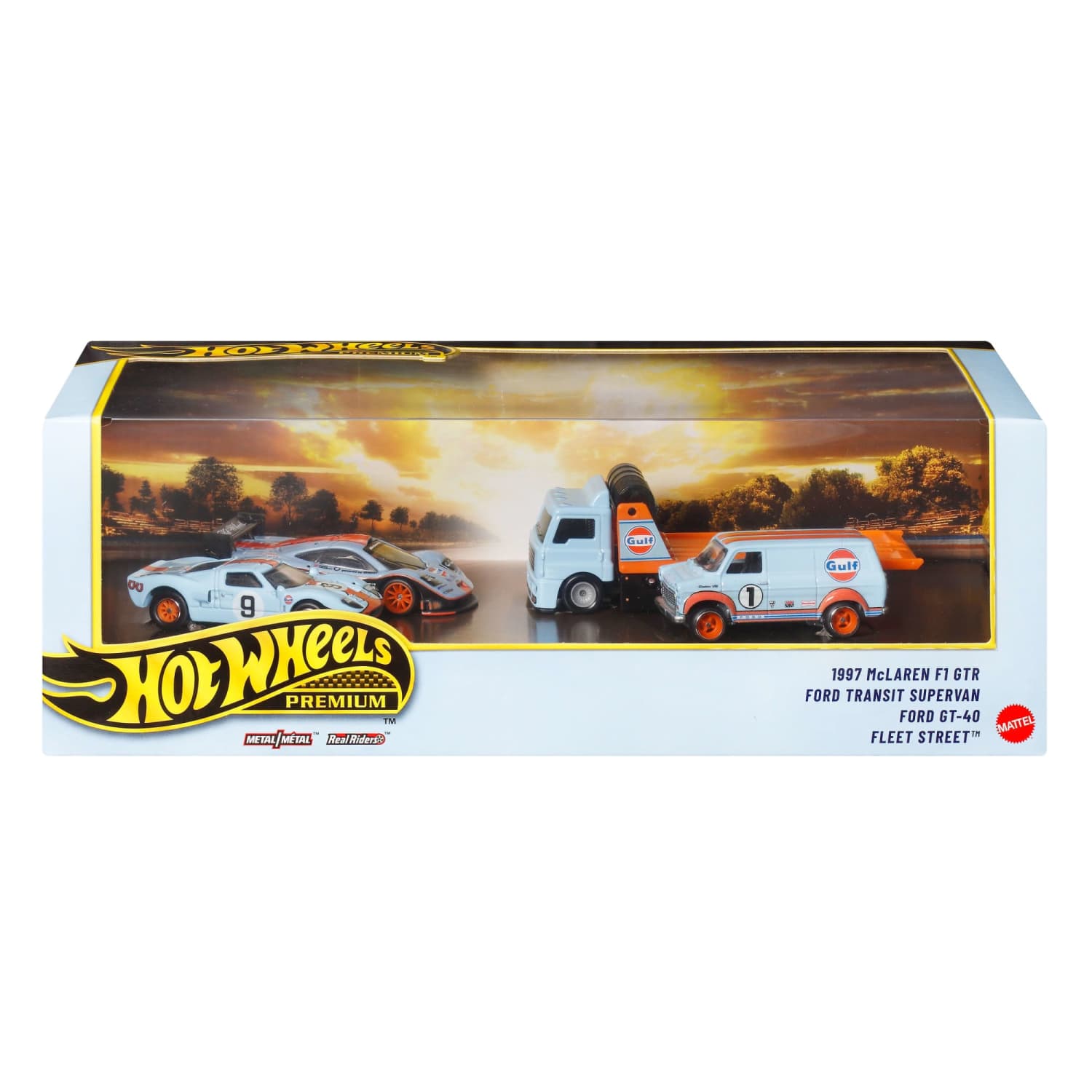 ホットウィール Gulf コレクション 5種セット Hot Wheels Premium Collector Display Set | Mattel Creations