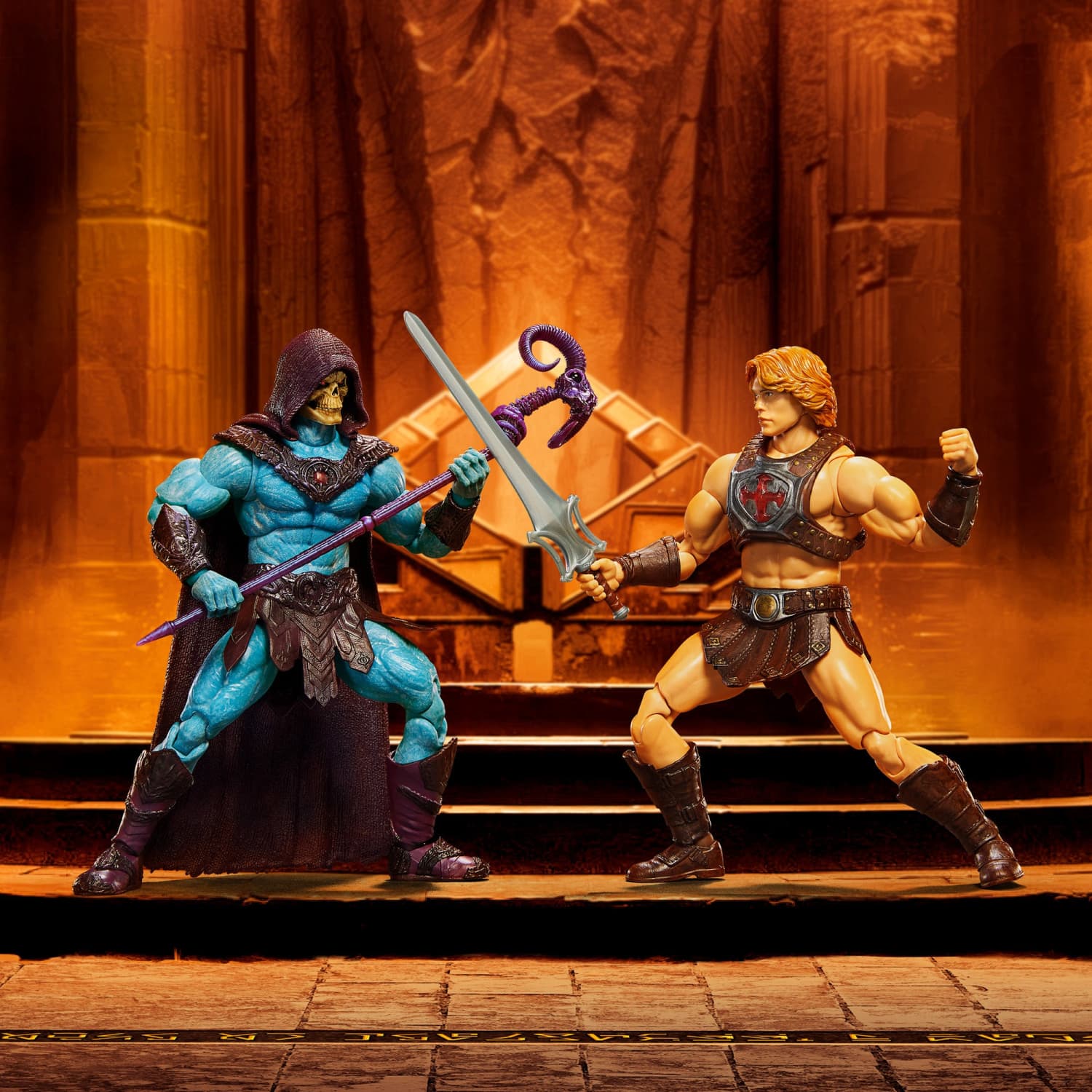Masters of the Universe Chronicles He-Man and Skeletor Action