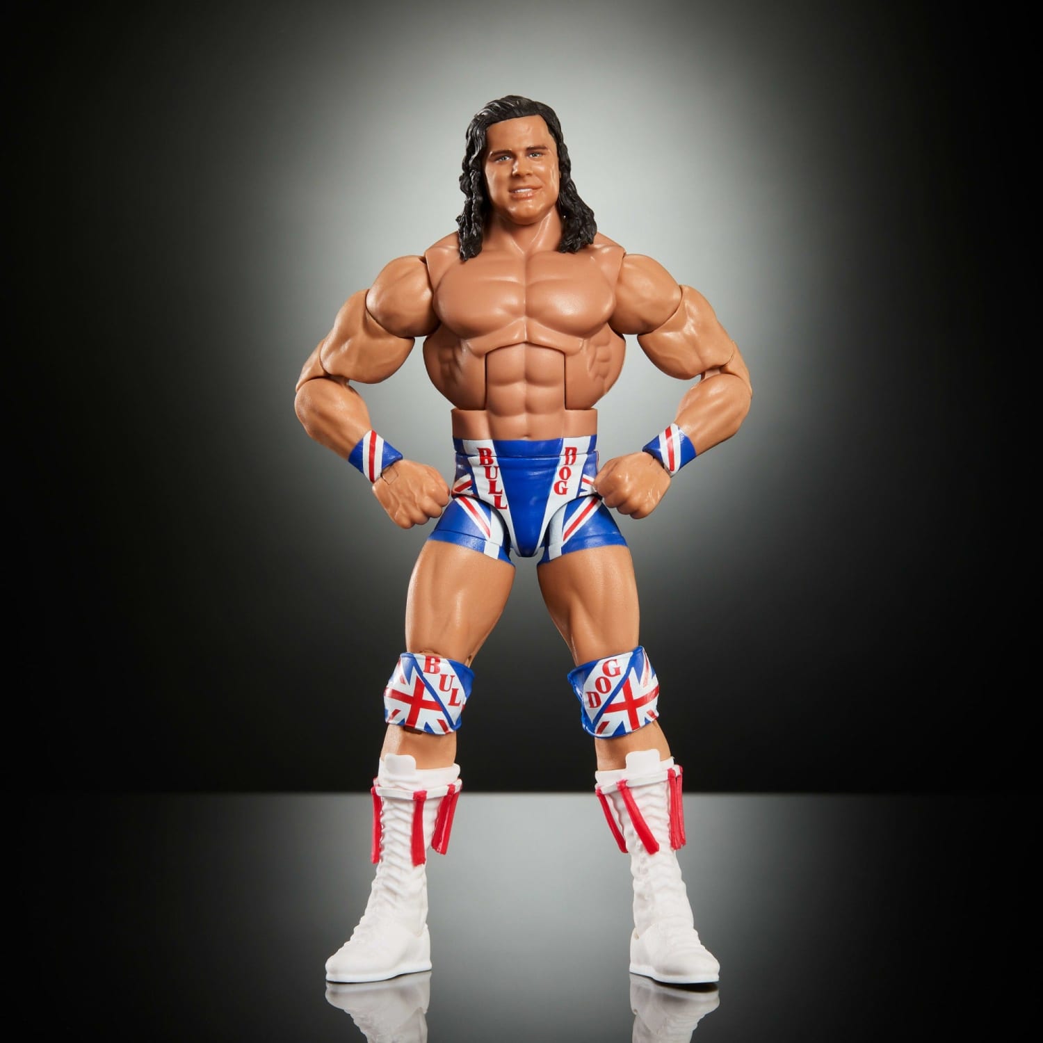 WWE Elite Legends British Bulldog Action Figure | Mattel Creations