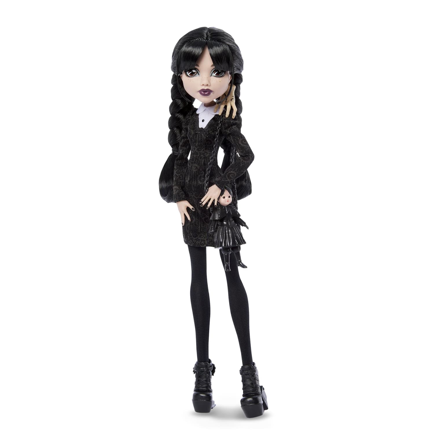 Monster High x Wednesday Addams ドール Monster High x Wednesday Doll, Wednesday Addams in Black Dress
