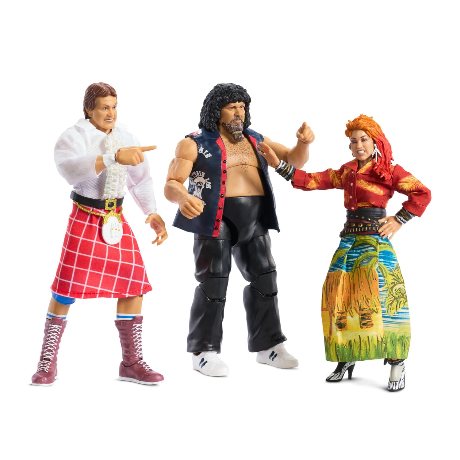 WWE Rock N Wrestling Connection 3-Pack | Mattel Creations