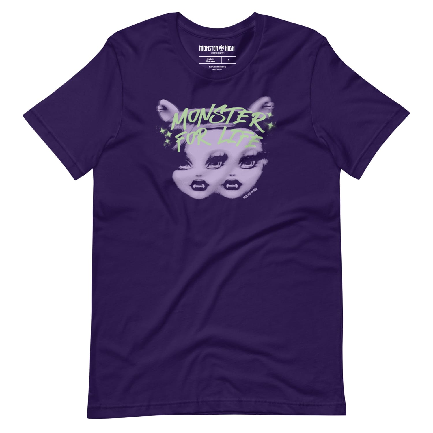 Monster High Monster for Life Purple T-shirt | Mattel Creations