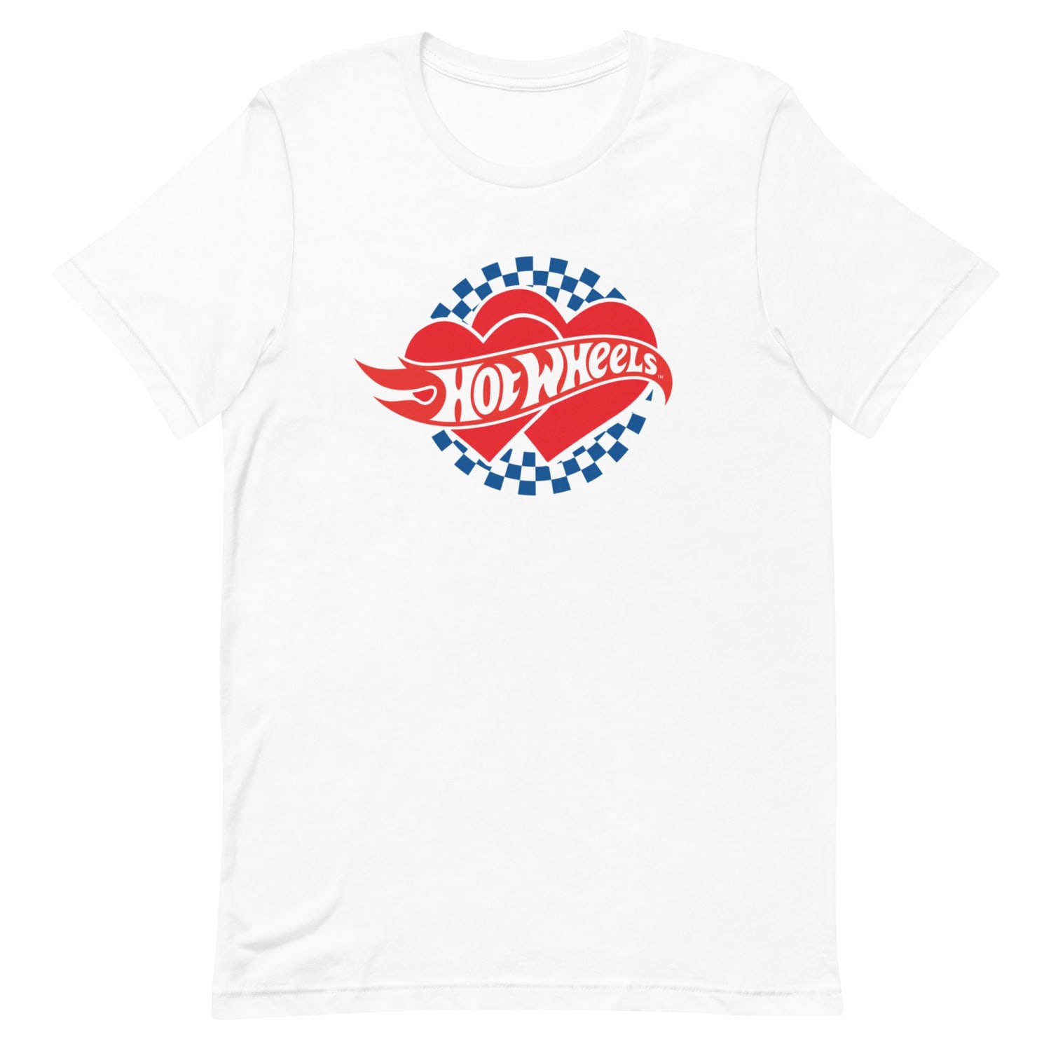 Hot Wheels Checkered Hearts T-Shirt | Mattel Creations