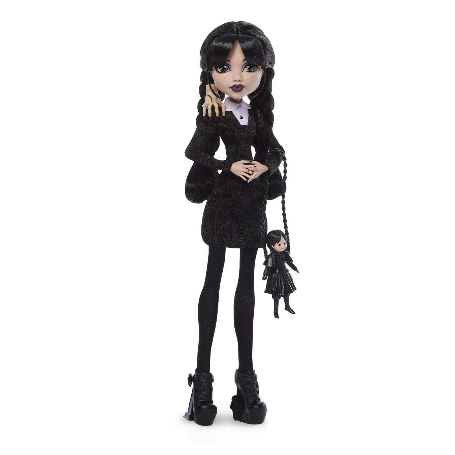 Monster High x Wednesday Doll, Wednesday Addams in Black Dress