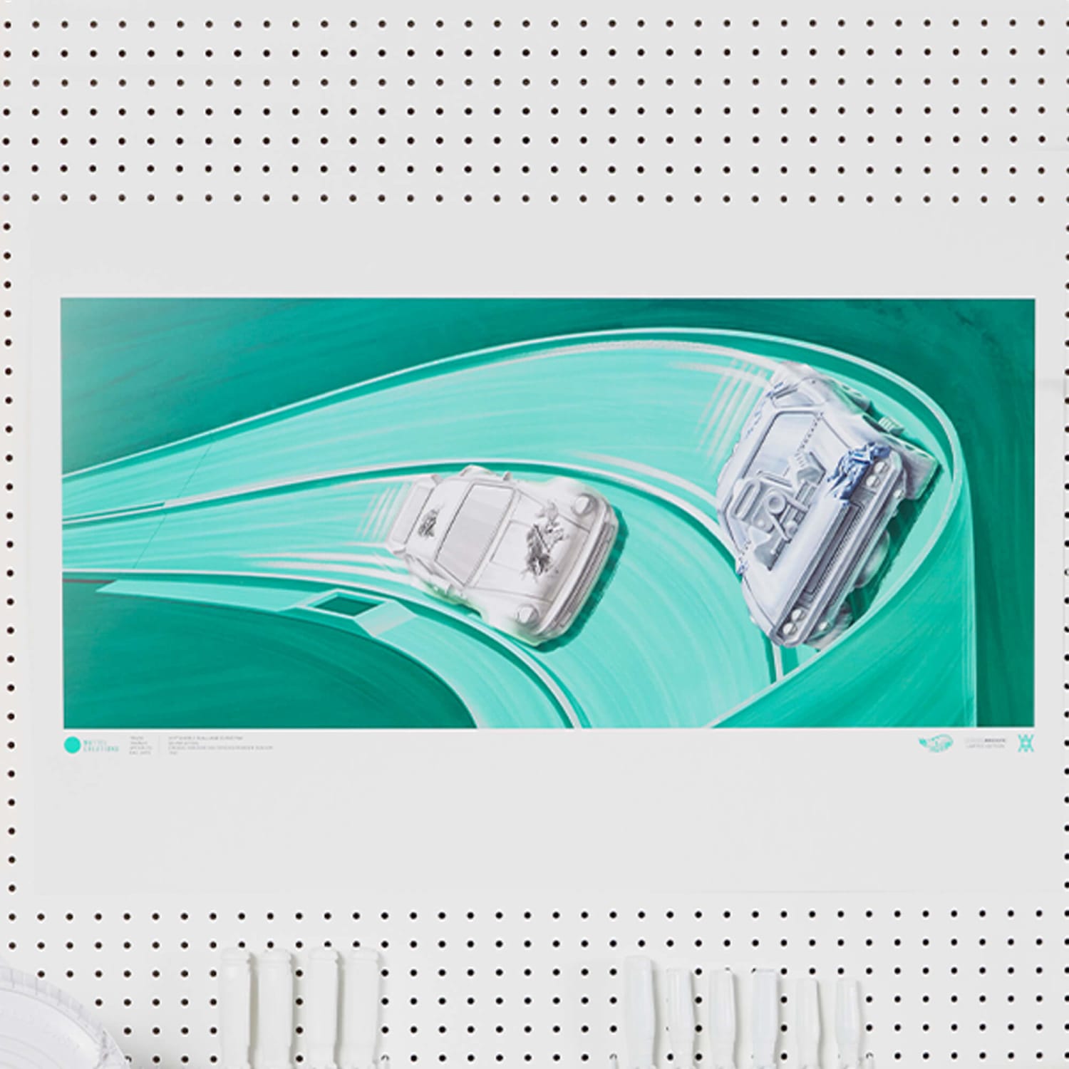 Hot Wheels x Daniel Arsham Legends Archive Lap 1 Poster | Mattel