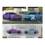 Hot Wheels Premium Car Culture 2-Pack - 2018 Dodge Challenger SRT Demon & 2015 Dodge Charger SRT