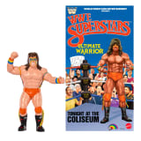 LJN WWE Superstars Ultimate Warrior Action Figure & Poster