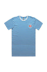 LP x MR A Natural Mid Blue Stripe Tee