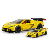 Mattel Brick Shop Hot Wheels ’20 Corvette C8.R Building Set