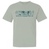Mattel 80th Toymakers Since 1945 Green T-Shirt