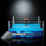 WWE Smack Down Wrestling Ring and WWE Ultimate Edition Jacob Fatu Figure