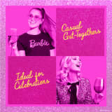 Barbie™ X Dragon Glassware® Wine Glasses