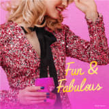 Barbie™ X Dragon Glassware® Stemless Wine Glasses