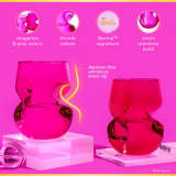 Barbie™ X Dragon Glassware® Stemless Wine Glasses