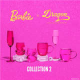 Barbie™ X Dragon Glassware® Stemless Wine Glasses