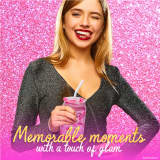 Barbie™ X Dragon Glassware® Love Out Loud Drinking Glasses