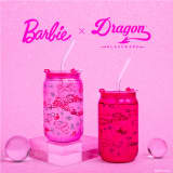 Barbie™ X Dragon Glassware® Love Out Loud Drinking Glasses