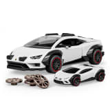 Mattel Brick Shop Hot Wheels Lamborghini Huracan Sterrato Building Set