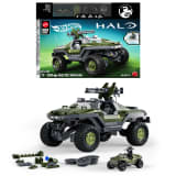 Mattel Brick Shop Hot Wheels Halo UNSC M12 Warthog Building Set
