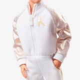 Ken Doll In White and Gold Tracksuit – Barbie The Movie
