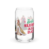 Barbie Vintage Holiday Sleigh All Day Glass