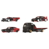 Hot Wheels Premium Collector Display Sets, 3 Cars & 1 Transporter
