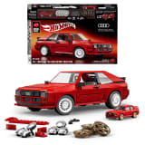 Mattel Brick Shop Hot Wheels '84 Audi Sport quattro Building Set